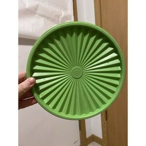 Vintage Tupperware Lid Green 1205-18 8in